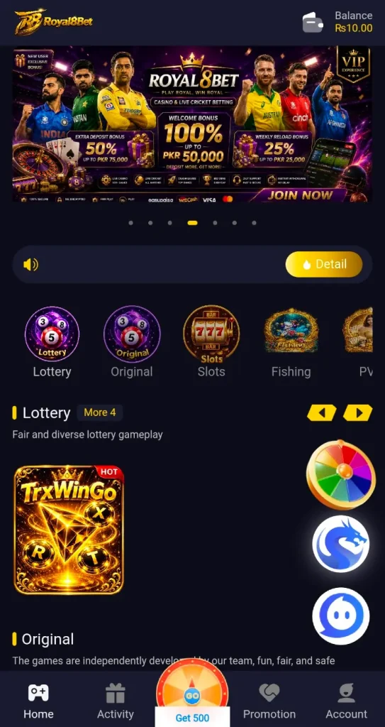 Royal8Bet Game