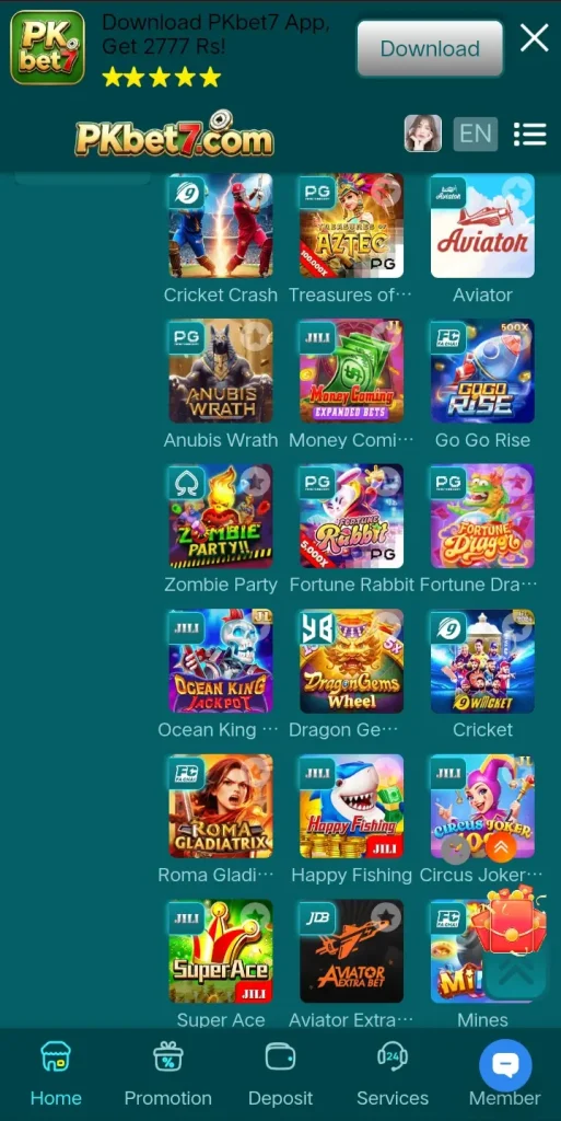 PKBet7 Game